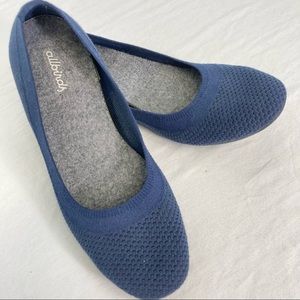 Allbirds Tree Breezers Ballet Flats in Navy Night Size 7